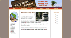 Desktop Screenshot of lazydazyretreat.com